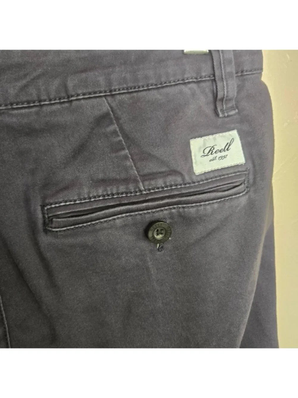 Reell Navy Blue Flex Tapered Chino Pants Style 1110 Size 32X34 Minimalist Dutch
